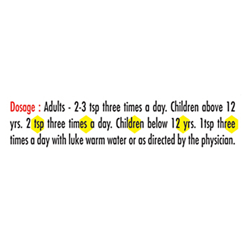 Basic Ayurveda Van Tulsi Cough Syrup - Common Cold & Cough, Anti- Microbial & Anti Allergic, 450 ml  