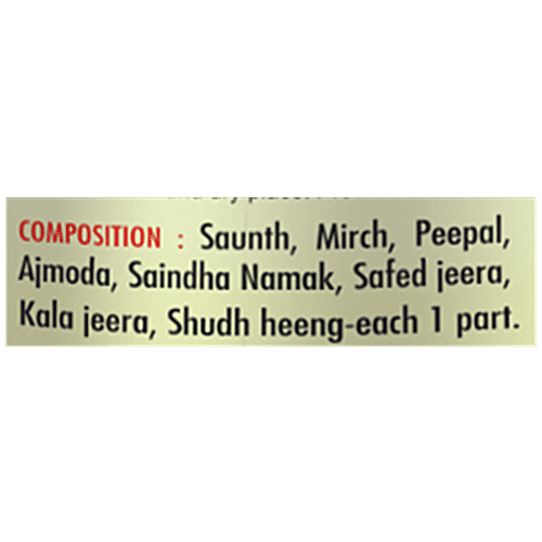 Basic Ayurveda Hingwastak Churna - Helpful in Indigestion, Dysentery, Gastritis, Flatulence Relief, 40 g