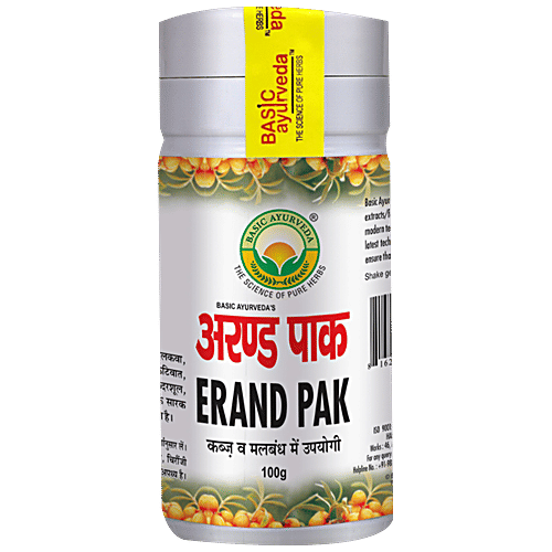 Buy Basic Ayurveda Erand Pak Relief in Constipation & Improve