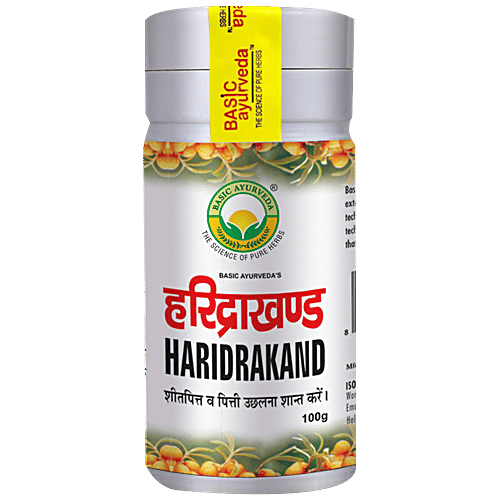 Basic Ayurveda Haridrakhand Pak -  Antioxidant Rich, Beneficial In Asthma., 100 g  