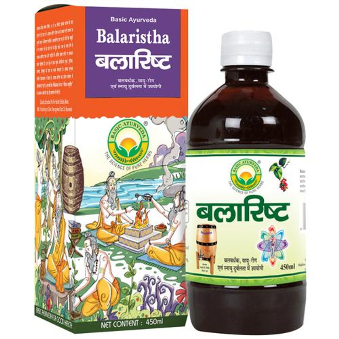 Buy Basic Ayurveda Balaristha Syrup For General Weakness, Digestive