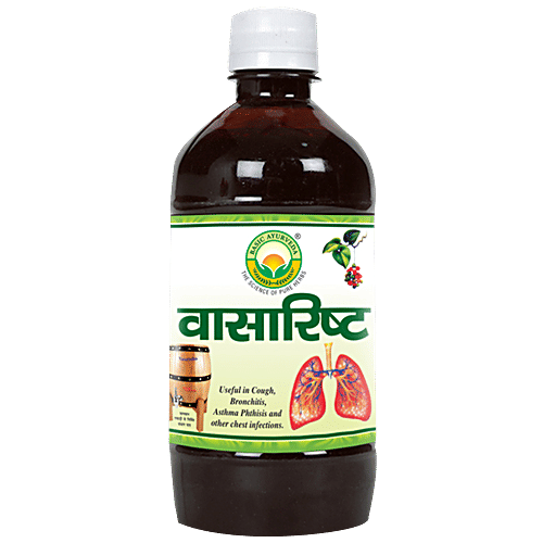 Basic Ayurveda Vasaristha Syrup -  Useful in Cough, Throat Infection, Respiratory Health, 450 ml  