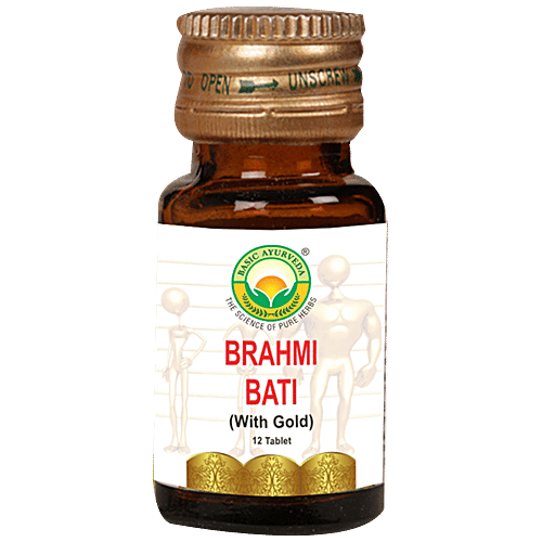 Buy Basic Ayurveda Brahmi Bati Tablets Improves Mental, Physical