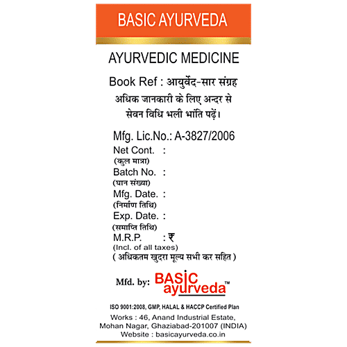 Buy Basic Ayurveda Brahmi Bati Tablets Improves Mental, Physical