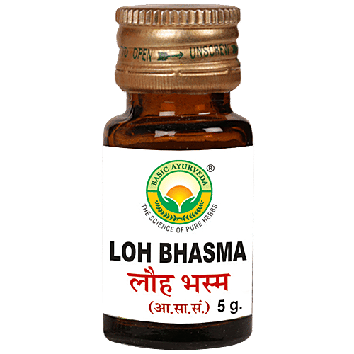 Buy Basic Ayurveda Loh Bhasma Helpful For General Weakness, Liver