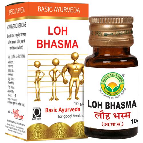 Buy Basic Ayurveda Loh Bhasma - Helpful For General Weakness, Liver ...