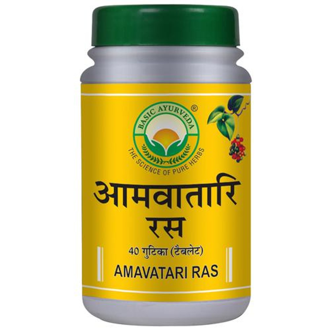 Buy Basic Ayurveda Amavatari Ras Tablets Joint Inflammation & Wound
