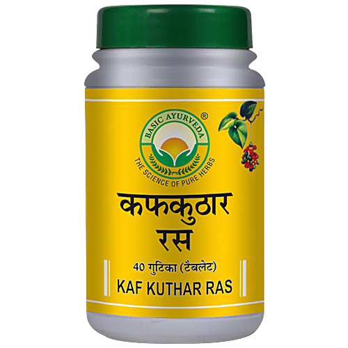 Buy Basic Ayurveda Kaf Kuthar Ras Tablets For Cough, Cold
