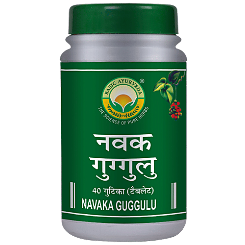 Buy Basic Ayurveda Navaka Guggulu Tablets For Joints Health, Back