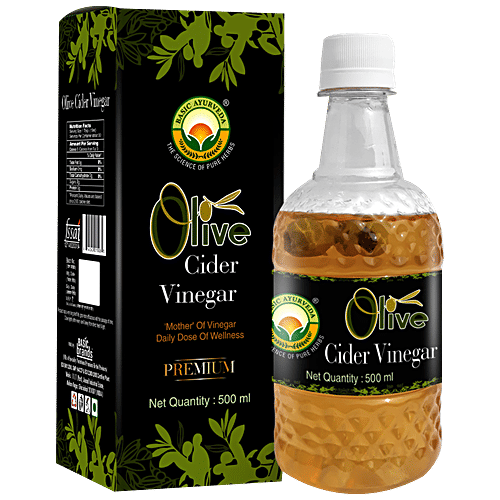Buy Basic Ayurveda Olive Cider Vinegar Premium, With Mother