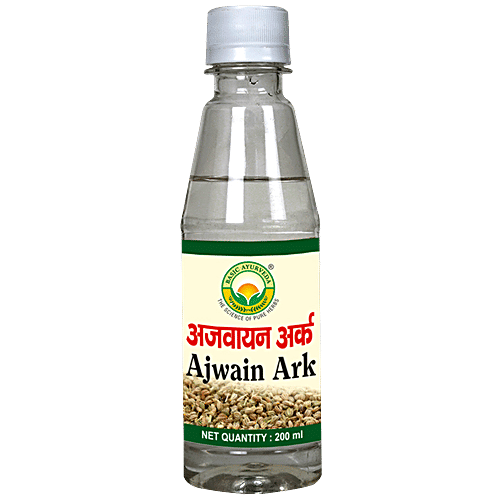 Buy Basic Ayurveda Ajwain Ark Infused Carrom Seeds Water, Relieves