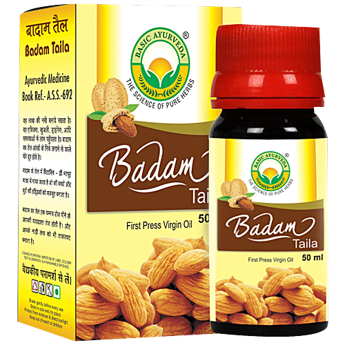 Buy Basic Ayurveda Badam Taila First Press, Virgin Oil For Skin
