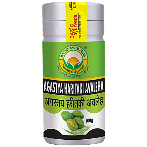 Basic Ayurveda Agastya Haritaki Avaleh - Ayurvedic Medicine For Overall Health, 100 g