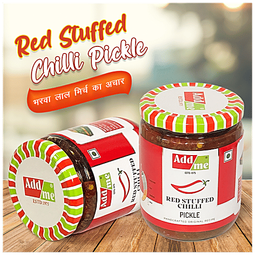 Buy Add Me Red Stuffed Chilli Pickle Online at Best Price of Rs 400 bigbasket