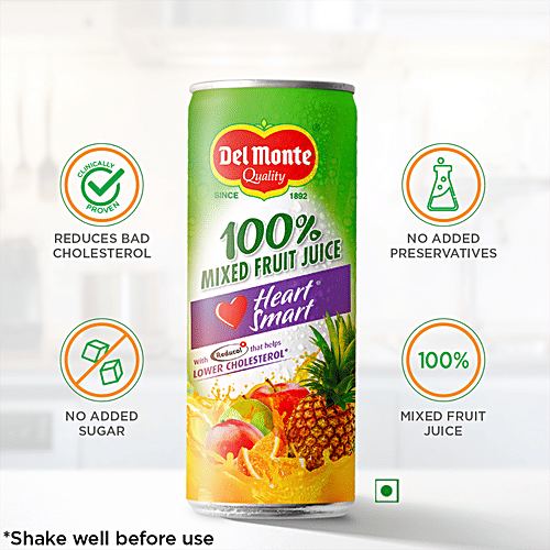 Buy Del Monte 100 Mixed Fruit Juice With Reducol That Lowers