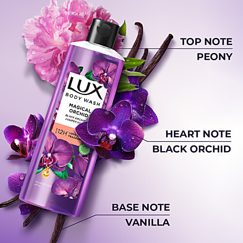 Lux Body Wash Magical Orchid - Black Orchid & Juniper Scent, 245 ml  