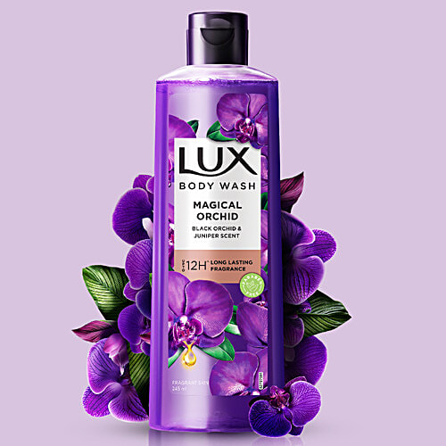 Lux Body Wash Magical Orchid - Black Orchid & Juniper Scent, 245 ml  