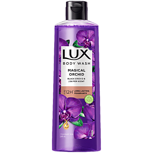 Lux Body Wash Magical Orchid - Black Orchid & Juniper Scent, 245 ml  