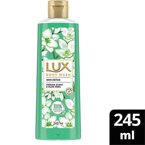 Buy Lux Body Wash For Skin Detox Freesia Scent & Aloe Vera With