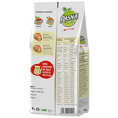 Buy Rasna Fruit Plus Insta Lemon Online at Best Price of Rs 255