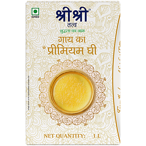 Sri Sri Tattva Premium Cow Ghee, 1 L  