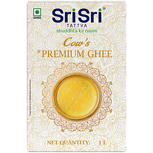 Sri Sri Tattva Premium Cow Ghee, 1 L  