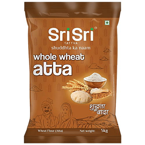 Buy Sri Sri Tattva Whole Wheat Atta Online at Best Price of Rs 305