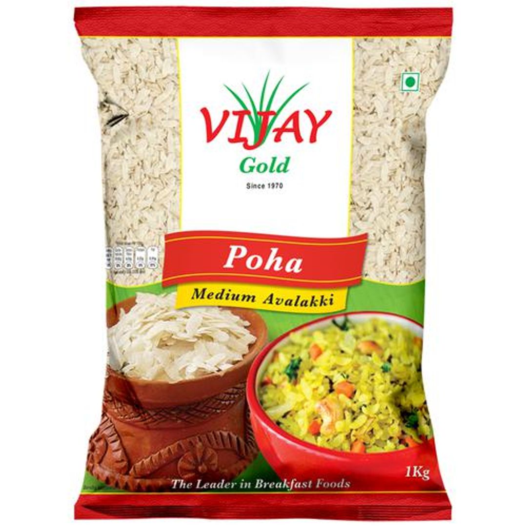 Vijay Medium Poha, 1 kg 