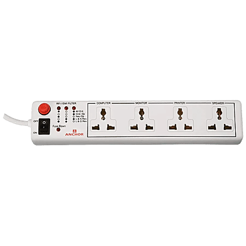 Buy Anchor by Panasonic Extension Board PolyCarbonate, Spike Guard, 1