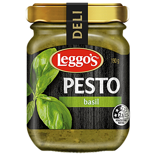 Leggos  Pesto Sauce - Basil, 190 g  Authentic Flavour
 Creamy Texture