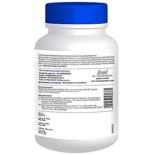 Buy Healthvit KIDC VitaminC Tablets Chewable, For Kids Online at