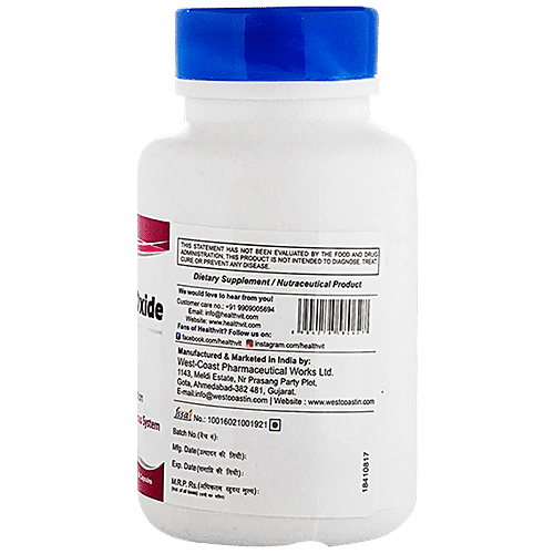 Buy Healthvit Magnesium Oxide High Absorption Capsules, 400 mg Online at Best Price of Rs 408