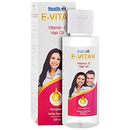 Buy Healthvit EVITAN Vitamin E Hair Oil Online at Best Price of Rs