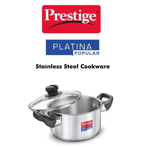 Prestige Casserole - Platina Popular Stainless Steel | 240 mm (36166), 1 pc  