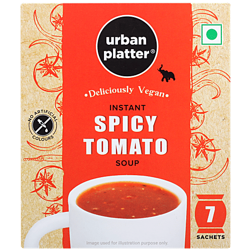 Buy Urban Platter Vegan Instant Spicy Tomato Cup Soup Online at Best
