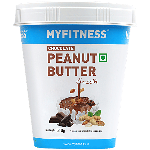 Myfitness Chocolate Peanut Butter - Smooth, 510 g  High in Protein
 No Oil Separation
 Healthy & Tasty