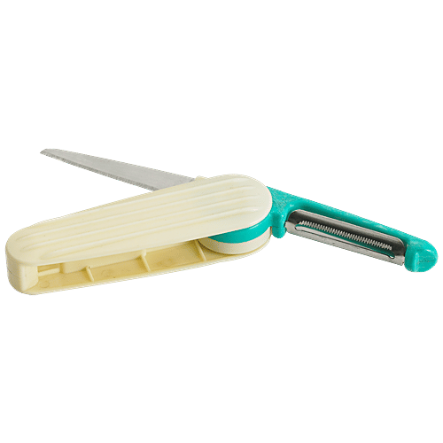 Ritu 2 IN 1 Folding Knife, Assorted Color, 1 pc