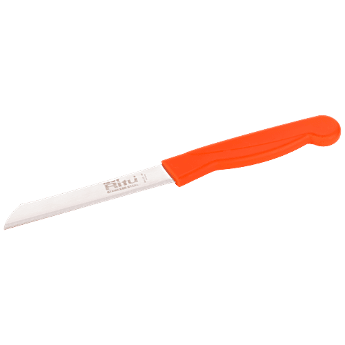 Ritu Vegetable Knife - Plain Laser, Assorted Color, 1 pc