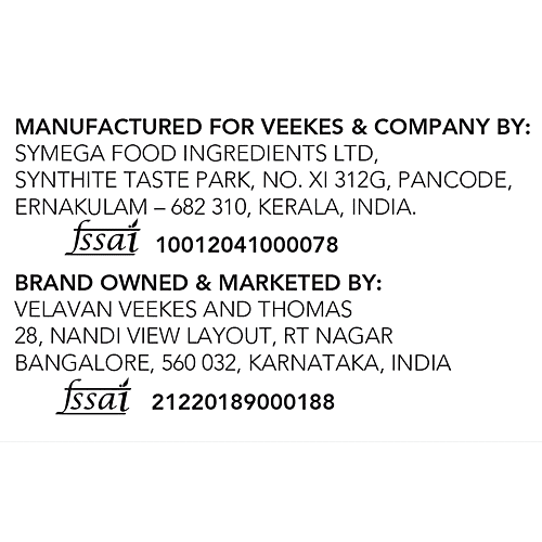 Veekes & Company Paruppu Podi - Andhra Style, 30 g  