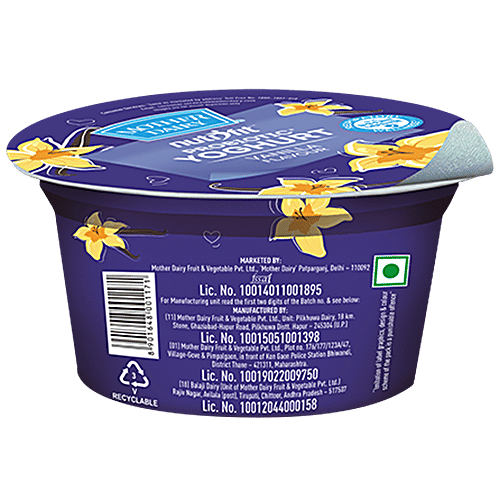 Buy Mother Dairy Nutrifit Probiotic Yoghurt Vanilla Flavour Online at Best Price of Rs 20