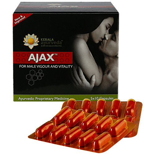 Kerala Ayurveda Ajax Capsules, 50 pcs  