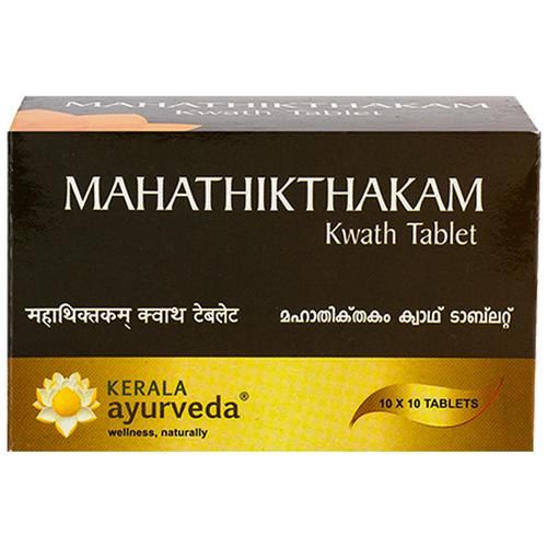Buy Kerala Ayurveda Mahathikthakam Kwath Tablet Online at Best Price of ...