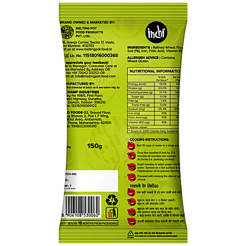 Buy Inchi Veg Chow Mein Noodles Online at Best Price of Rs 40 bigbasket