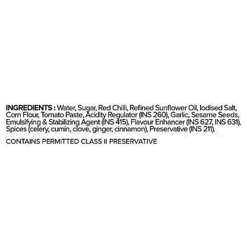 Inchi  Schezwan Stir Fry Sauce, 1 kg PET Jar 