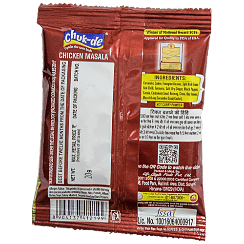 Buy Chukde Chicken Masala Online at Best Price of Rs 100 bigbasket