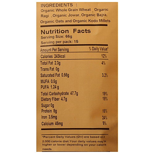 Truefarm Organic Multigrain Flour, 1 kg