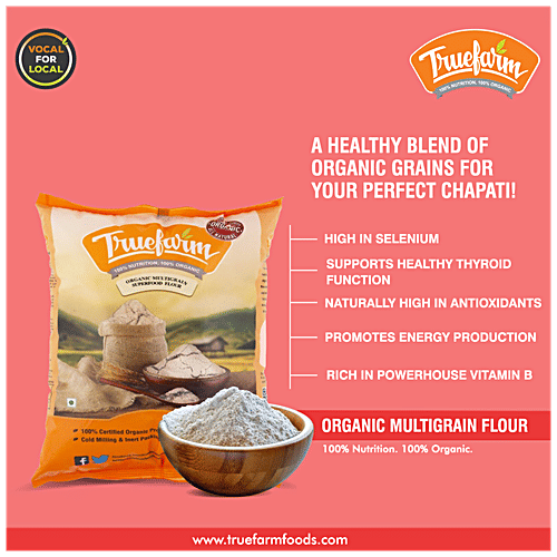 Truefarm Organic Multigrain Flour, 1 kg