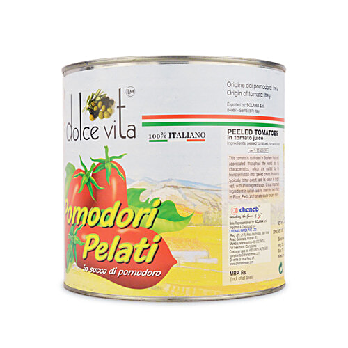 Dolce Vita Pomodori Pelati Peeled Tomatoes, 2.55 Kg  