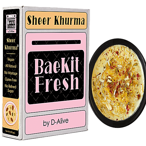 D-Alive BaeKit Fresh Vegan Sheer Khurma, 650 g  