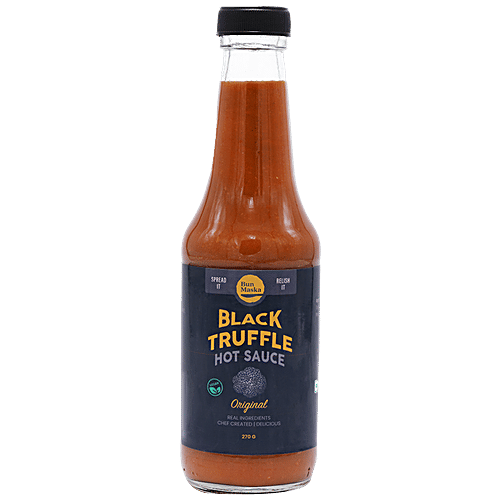 Bun Maska Original Black Truffle Hot Chilli Sauce, 270 g  For Chicken Wings/Steak